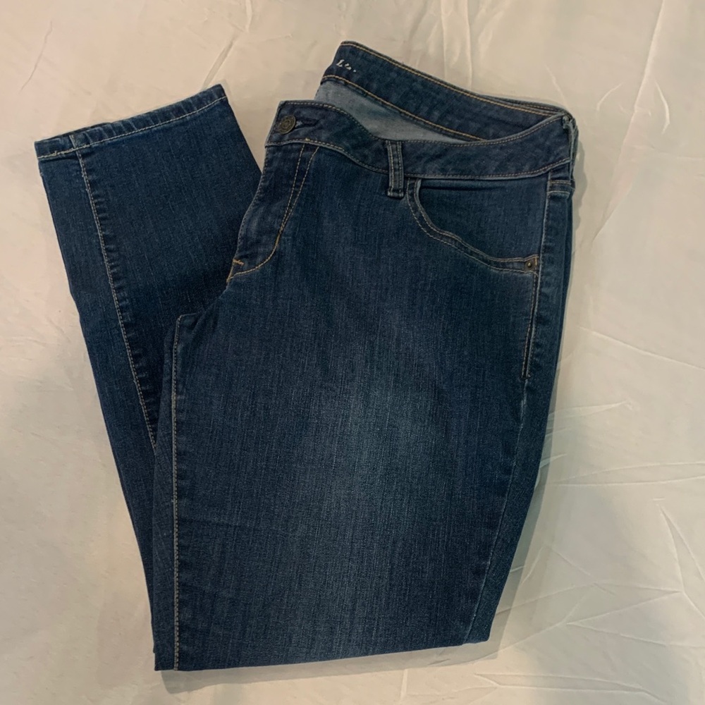 Old Navy Dark Wash Skinny Jeans - Deep Blue